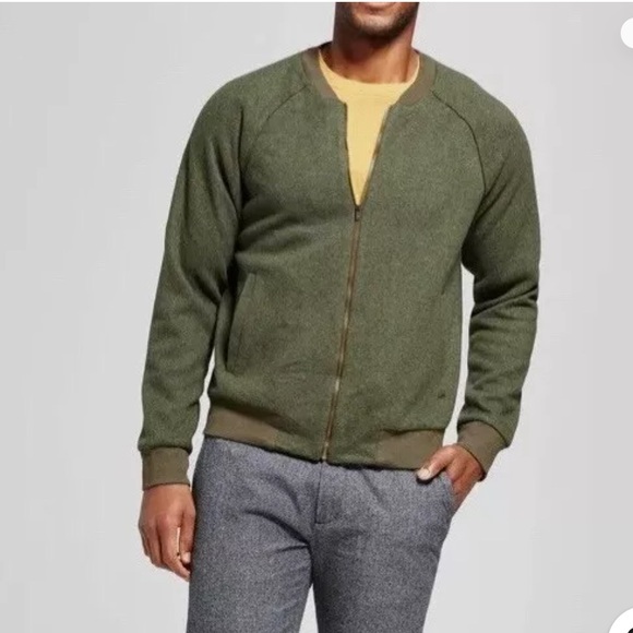 Goodfellow & Co Men's Green Classic Bomber Jacket Size Large - Picture 1 of 10